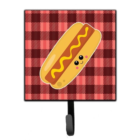 Jensendistributionservices Hot Dog Face Leash or Key Holder MI2102430